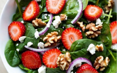 Strawberry Spinach Vinaigrette Salad