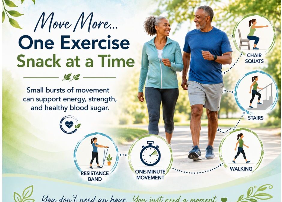 Move More… One Exercise Snack at a Time
